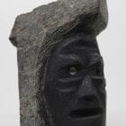 Small Dark Mask by Kudlu Kellypalik from Kinngait - Cape Dorset