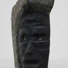 Small Dark Mask by Kudlu Kellypalik from Kinngait - Cape Dorset