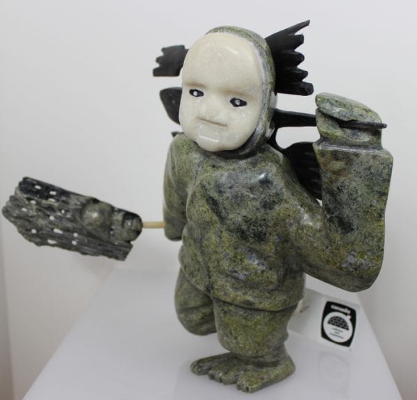 Shaman by Palaya Qiatsuk from Kinngait - Cape Dorset