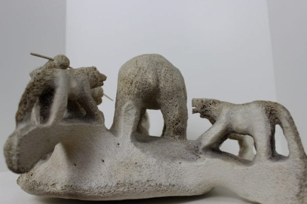 Bear Hunt by Unidentified Carver