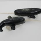 Narwhals by Pitseolak Qimirpik from Kinngait/Cape Dorset