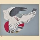 Raven's Regalia by Ningeokuluk Teevee from Cape Dorset/Kinngait