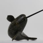 Narwhal by Nungusuituk Qajurajuk from Cape Dorset/Kinngait