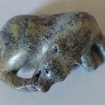 Wolf by Kelly (Kellipalik) Etidloie from Cape Dorset/Kinngait