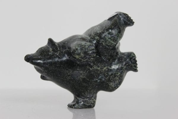2-Way Dancing Bear by Isacie Shaa from Cape Dorset/Kinngait