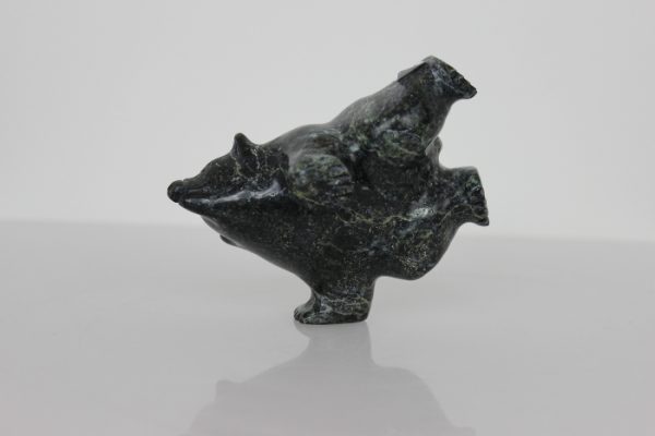 2-Way Dancing Bear by Isacie Shaa from Cape Dorset/Kinngait