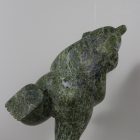 Green Dancing Bear by Palaya Qiatsuq from Cape Dorset/Kinngait