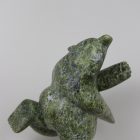 Green Dancing Bear by Palaya Qiatsuq from Cape Dorset/Kinngait