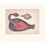 Loving Loon by Pee Ashevak 21-05 2021 Cape Dorset Print Collection