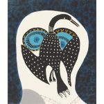 Owl Dreams of Loon by Ningiukulu Teevee 21-16 2021 Dorset Print Collection