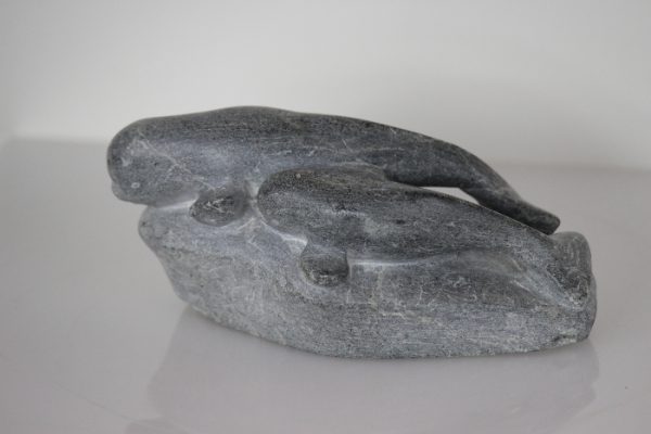 Whale with Calf by Isac, possibly from Akulivik
