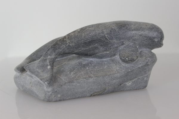 Whale with Calf by Isac, possibly from Akulivik