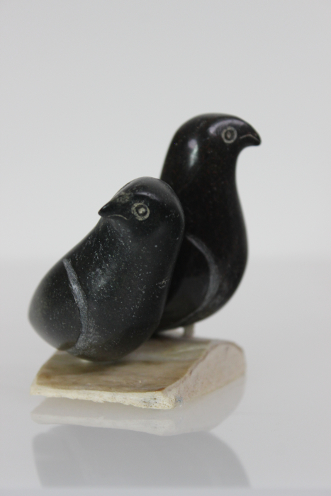 Sitting Birds by Agak from Repulse Bay/Naujaat