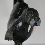 Diving Walrus by Kelly Etidloie from Cape Dorset / Kinngait
