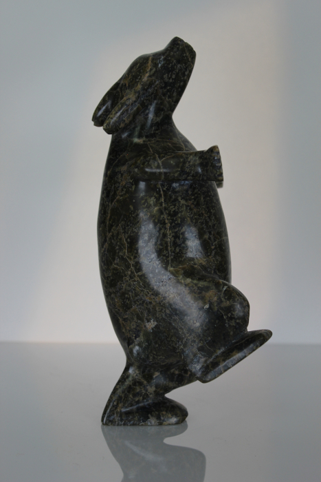 Dancing Rabbit by Pitseolak Qimirpik from Cape Dorset / Kinngait
