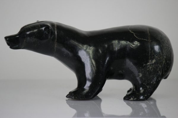 Walking Polar Bear by Kelly Etidloie from Cape Dorset - Kinngait