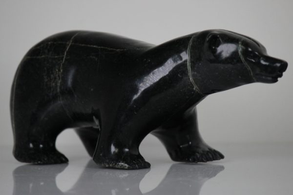 Walking Polar Bear by Kelly Etidloie from Cape Dorset - Kinngait