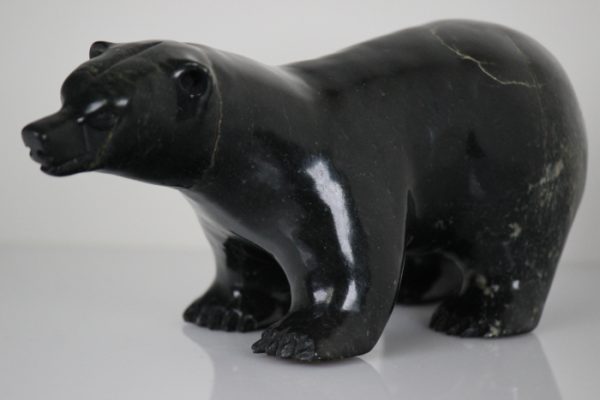 Walking Polar Bear by Kelly Etidloie from Cape Dorset - Kinngait
