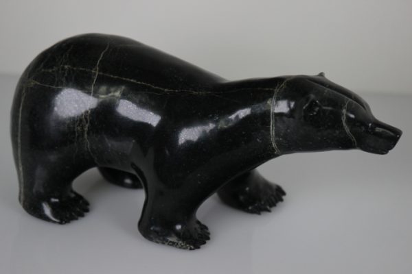 Walking Polar Bear by Kelly Etidloie from Cape Dorset - Kinngait