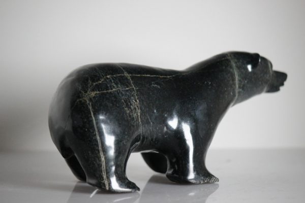 Walking Polar Bear by Kelly Etidloie from Cape Dorset - Kinngait