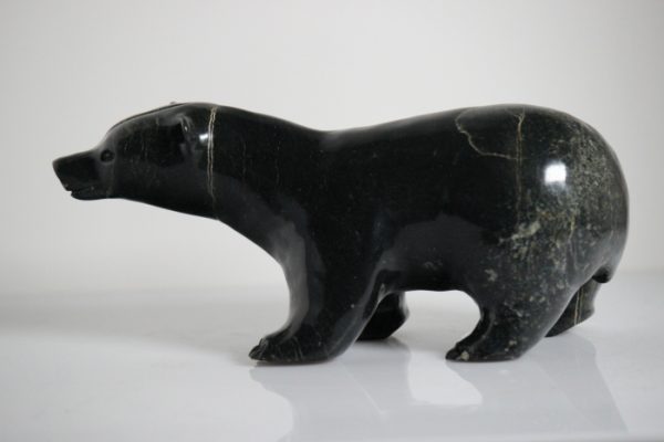 Walking Polar Bear by Kelly Etidloie from Cape Dorset - Kinngait