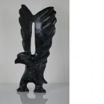 Raven by Pavinak Petaulassie from Kinngait - Cape Dorset