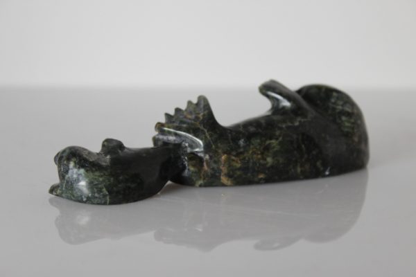 Seal with Pup by Kelly Etidloie from Cape Dorset - Kinngait