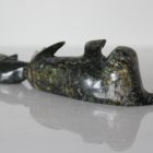 Seal with Pup by Kelly Etidloie from Cape Dorset - Kinngait