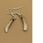 Teeth Earrings by Isabella Kridluar from Naujaat - Repulse Bay