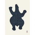 Deep Blue Bear by Cee Pootoogook from Cape Dorset's 2022 Print Collection