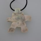 Bone Inuksuk Pendant from Nunavut