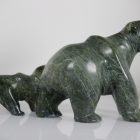 Bear with Cub by Pootoogook Jaw from Cape Dorset / Kinngait