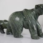 Bear with Cub by Pootoogook Jaw from Cape Dorset / Kinngait