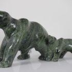 Bear with Cub by Pootoogook Jaw from Cape Dorset / Kinngait