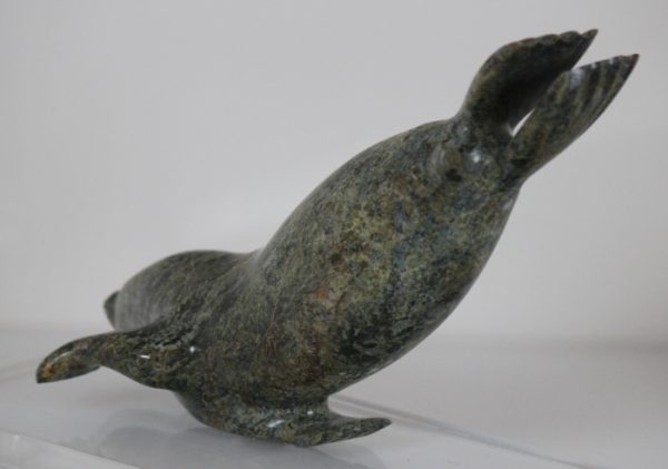 Seal by Ningeosiaq ashoona from Cape Dorset/Kinngait