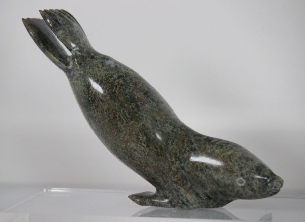 Seal by Ningeosiaq ashoona from Cape Dorset/Kinngait