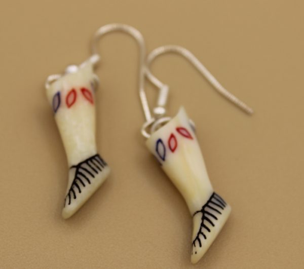 Ivory Kamik Earrings by Isabella Kridluar from Repulse Bay/Naujaat