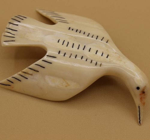 Bird Brooch by Isabelle Kridluar from Repulse Bay / Naujaat