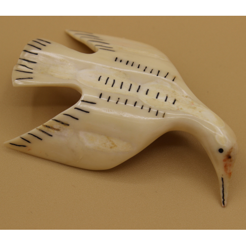 Bird Brooch by Isabelle Kridluar from Repulse Bay / Naujaat
