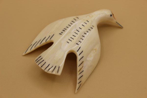 Bird Brooch by Isabelle Kridluar from Repulse Bay / Naujaat