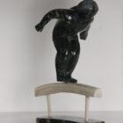 Gymnast by Isaaci Etidloie from Cape Dorset - Kinngait