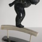 Gymnast by Isaaci Etidloie from Cape Dorset - Kinngait