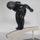 Gymnast by Isaaci Etidloie from Cape Dorset - Kinngait