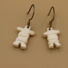 Inukshuk Earrings by Isabelle Kridluar from Repulse Bay - Naujaat