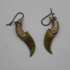 Copper Knife Earrings by Anon from Baker Lake