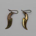 Copper Knife Earrings by Anon from Baker Lake