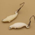 Ivory Seals Earrings by Isabelle Kridluar from repulse Bay - Naujaat