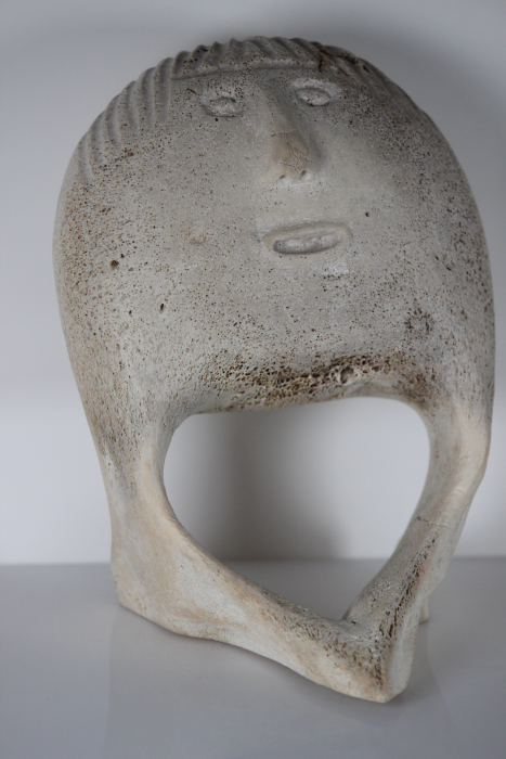 Whalebone Vertebra Head by Unknown