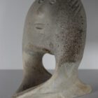 Whalebone Vertebra Head by Unknown