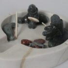 Igloo by Roy Pamialok (Klengenberg) from Kugluktuk - Coppermine